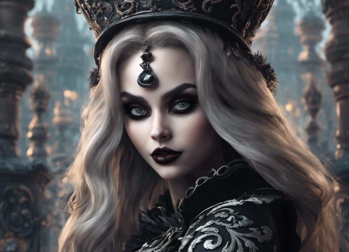 Sinister Gothic Alice in Wonderland: High Resolution