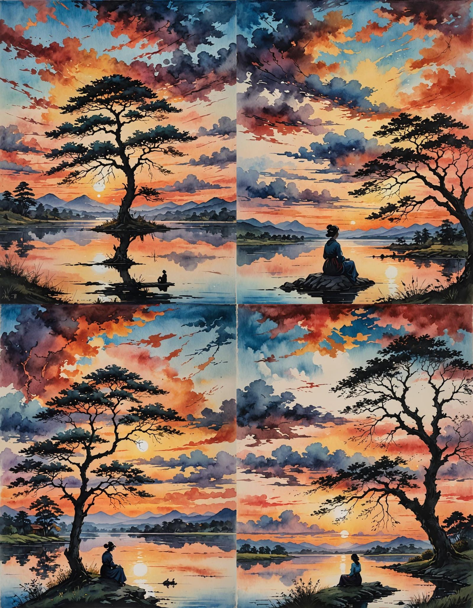 Controversial Painting of Nature's Tranquility