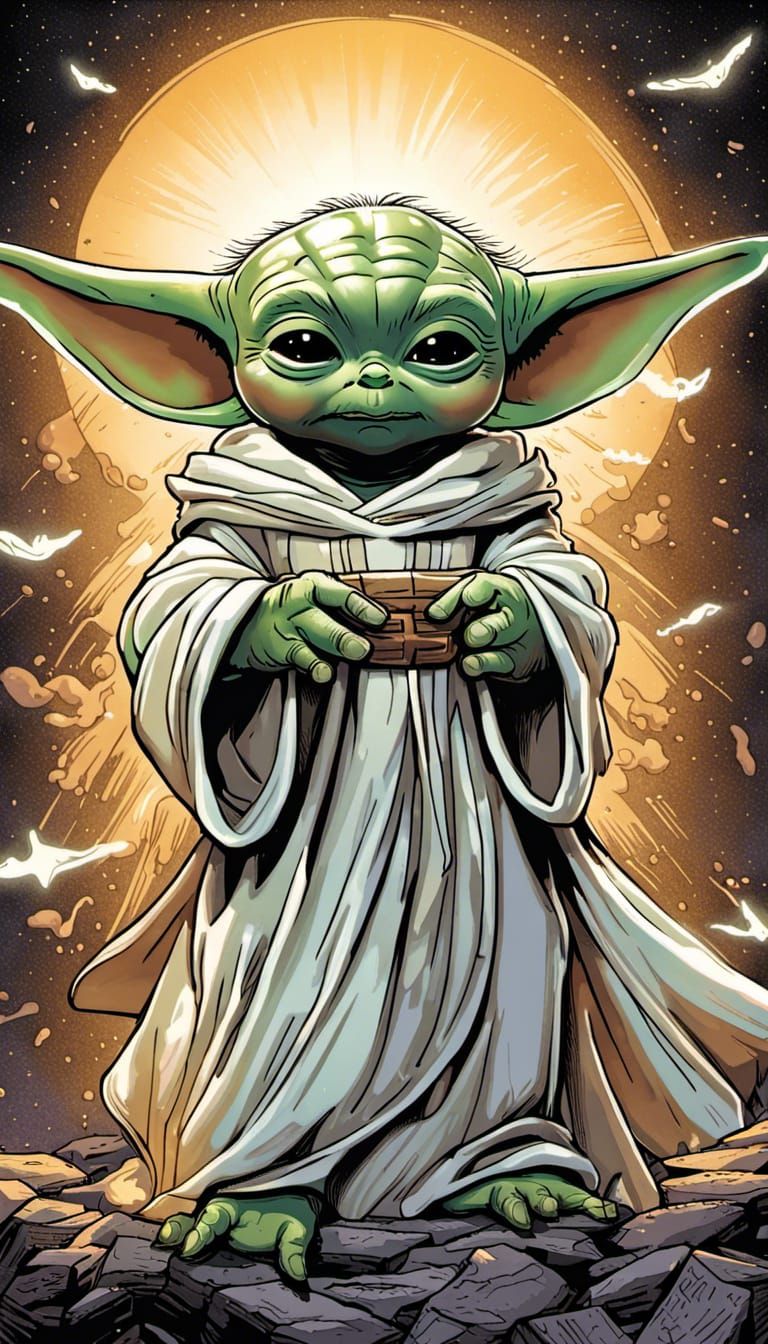 Angel Baby Yoda