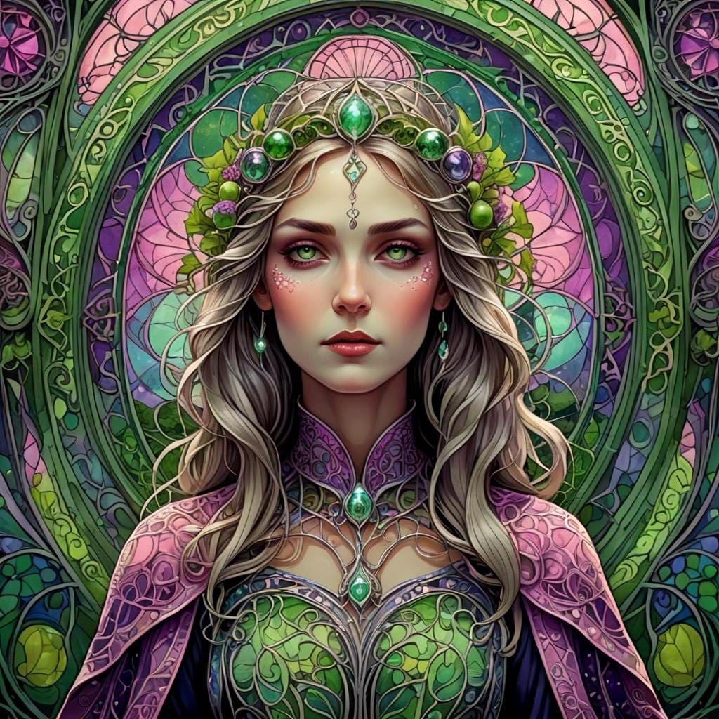 Veleda, die germanische Seherin wohnte zurückgezogen in eine...