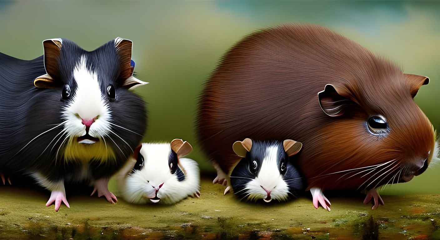 guinea pig family