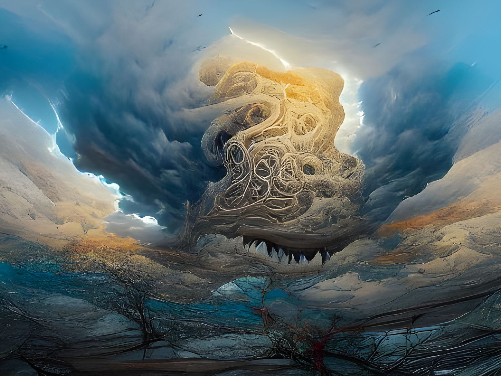 Psychedelic Maelstrom: A Vision of Natural Horror