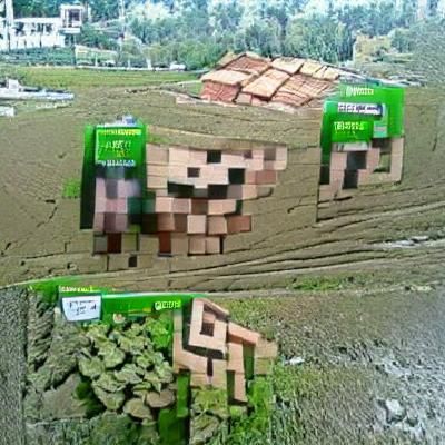 AI Generated Minecraft Landscape