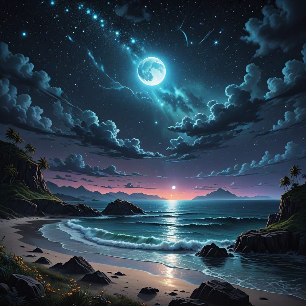 Cosmic Holographic Dreamscape on the Coast