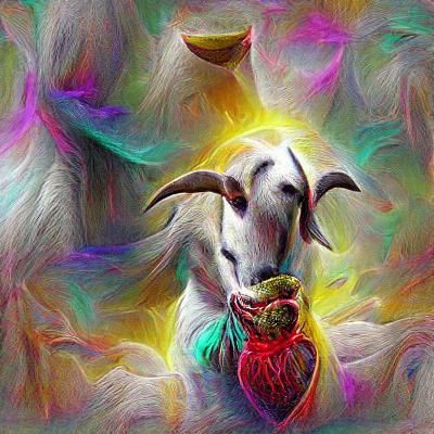 Goat Filled with Spirit of Love