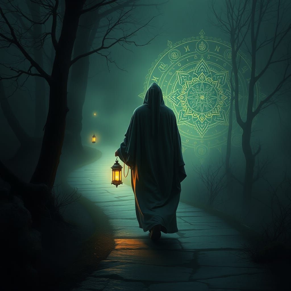 Enlightenment Beckons through the Mystic Night