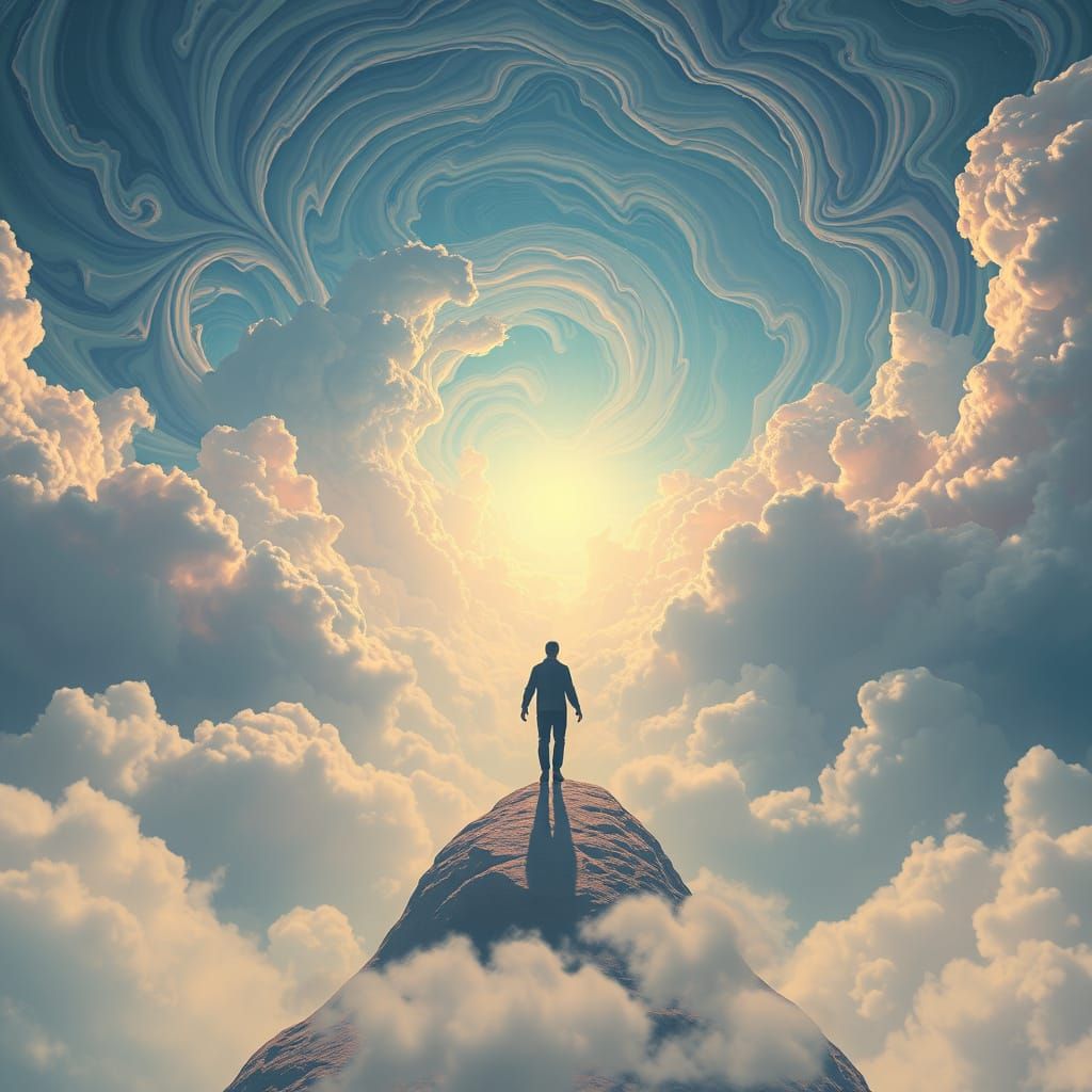 Steping into Infinity: Dreamlike Surrealism