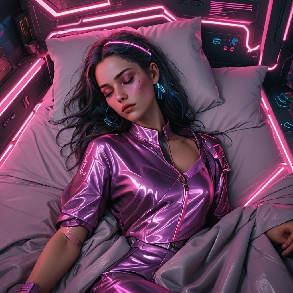 Cyberpunk Sleeping Beauty