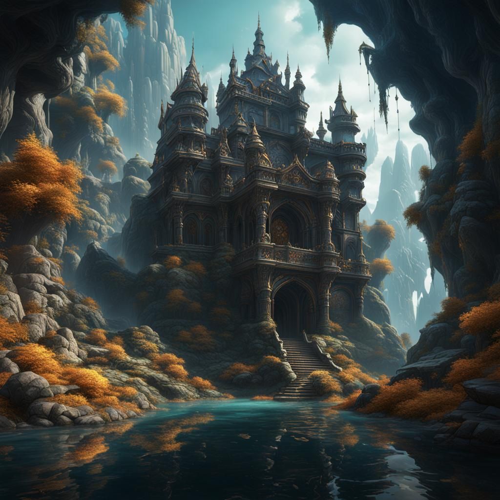 Fantastical Deep Color Matte Painting in 8k