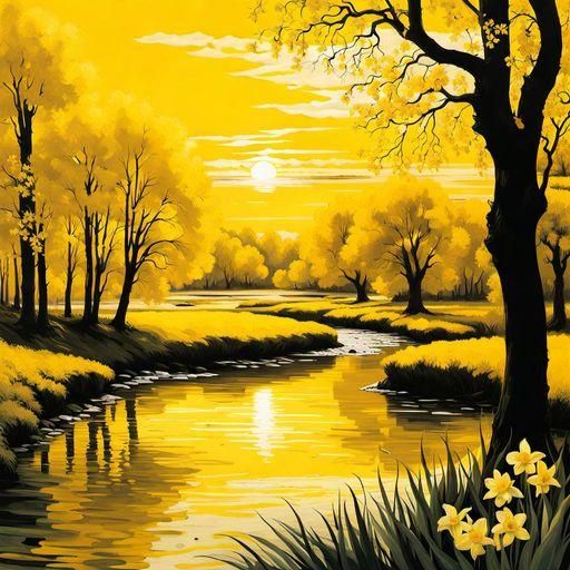Yellow landscape 2