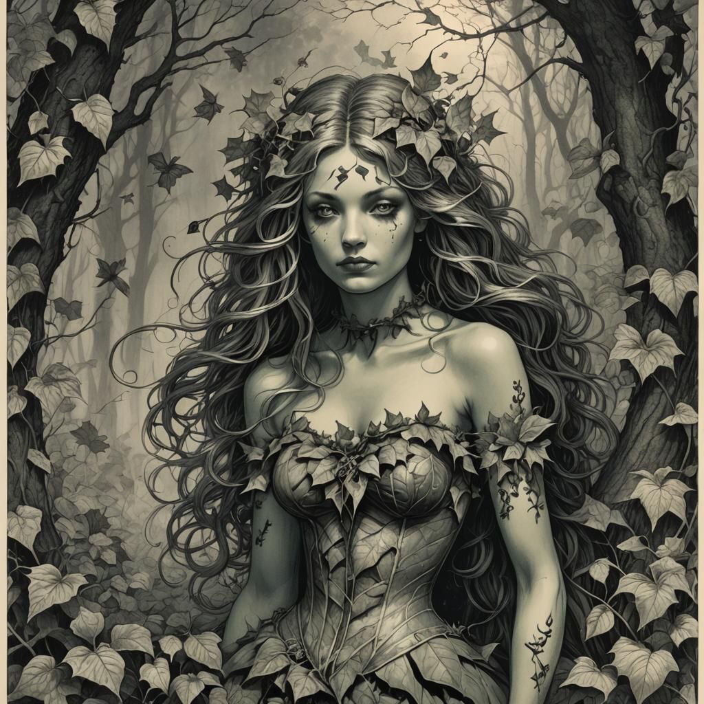 Fairy with Poison Ivy Tattoo: A Horror Dream