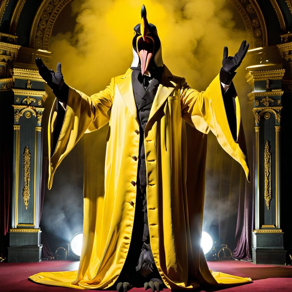 Lovecraftian King Penguin Manifests On Stage: Silver Nitrate...