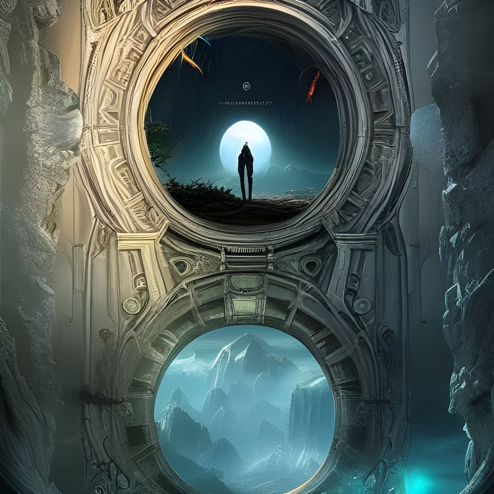 Epic Portal to Another World: Digital Matte Painting