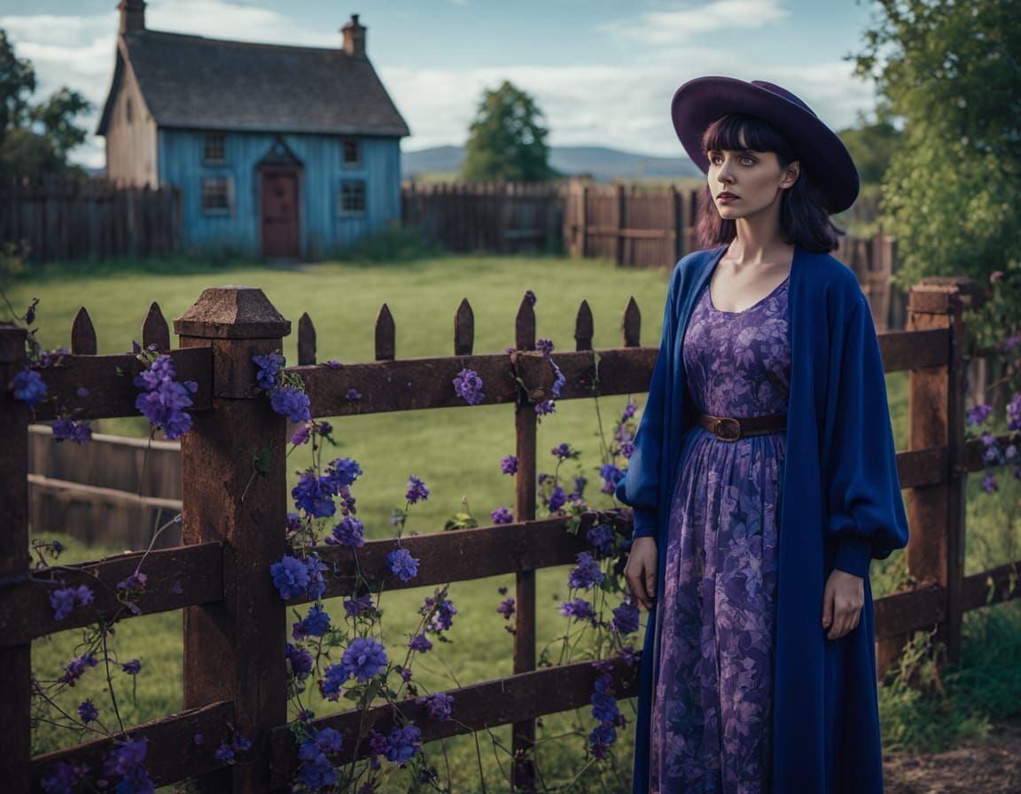 Enchantress Illuminated by Cinematic Light