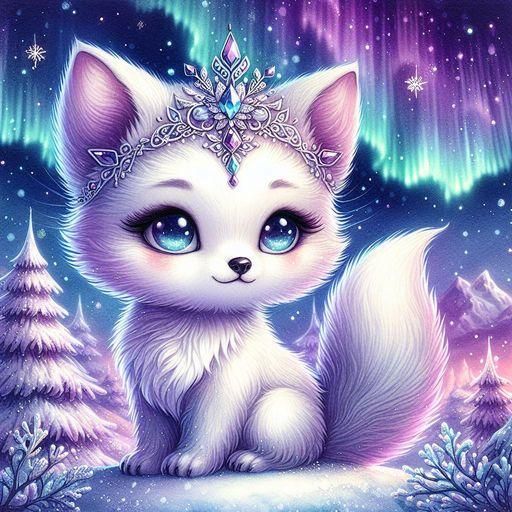 Fantasy polar fox