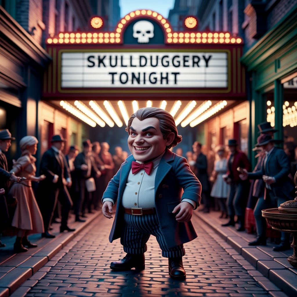 A whole lot of skullduggery, in the middle of the street of ...