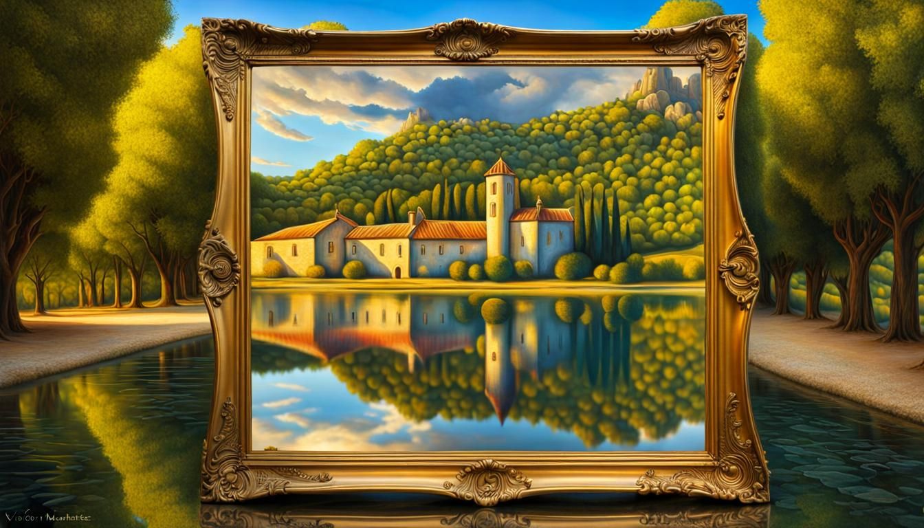 4 Pictures (2/4)  Provence. Sometimes you have to look in the mirror to see how beautiful the landscape is  (16:9)