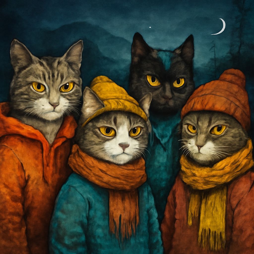 Four cats