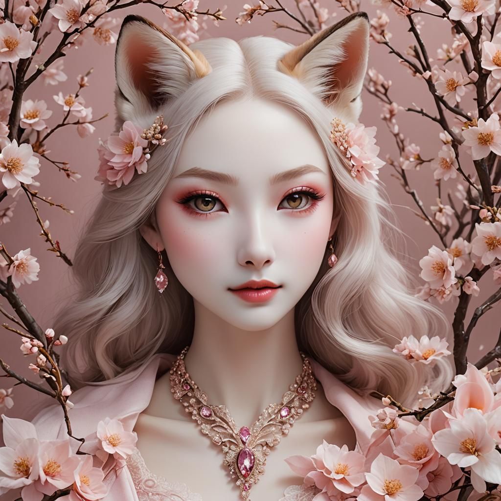 Beautiful Woman Portrait in Artgerm Style