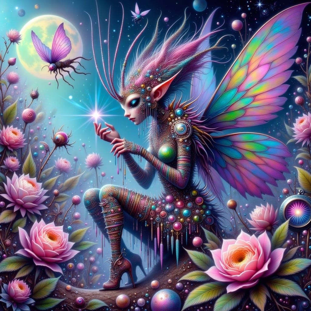 Iridescent Fairy Punk Exoplanet Teeming with Life