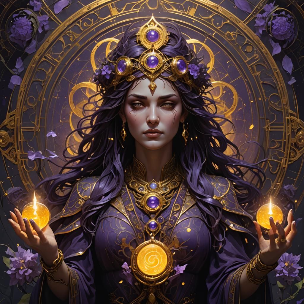 Hecate and Blessings: Dark Fantasy Art