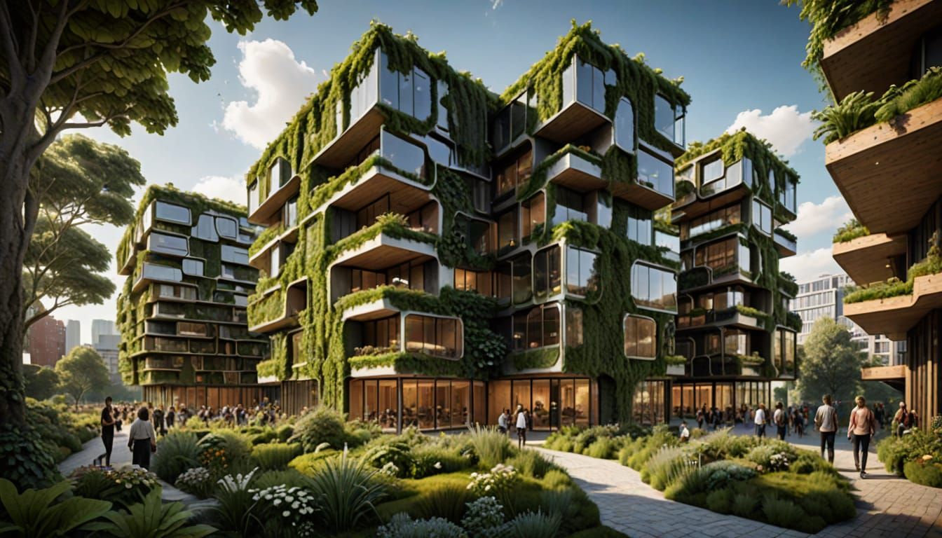 Sustainable Bio-Integrated Architecture with Living Walls an...