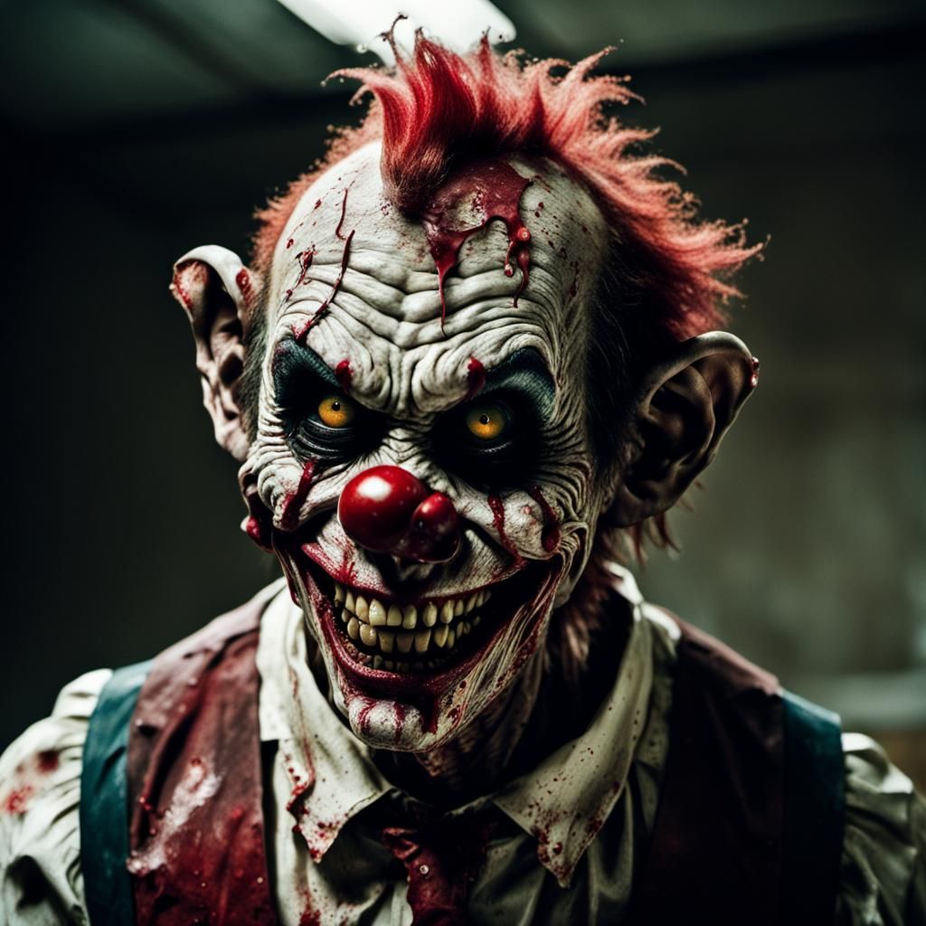 Cinematic Horror: Zombie Monkey Clown Schoolteacher