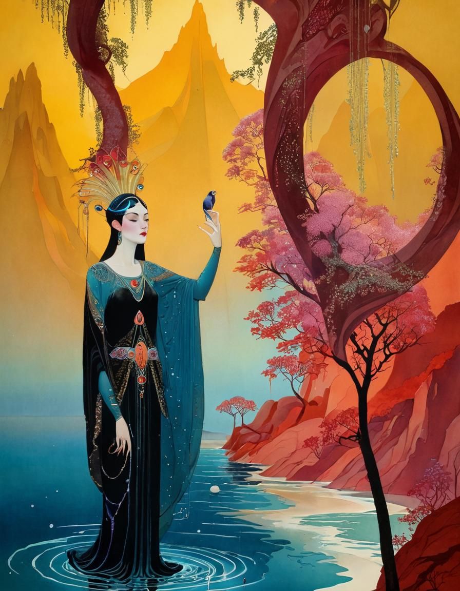 Fairytale Illustration in Sterrett Style