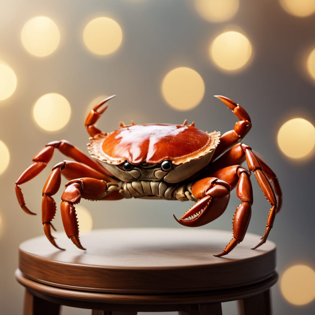 Crab Plays Violin: Hyper-Realistic Digital Art