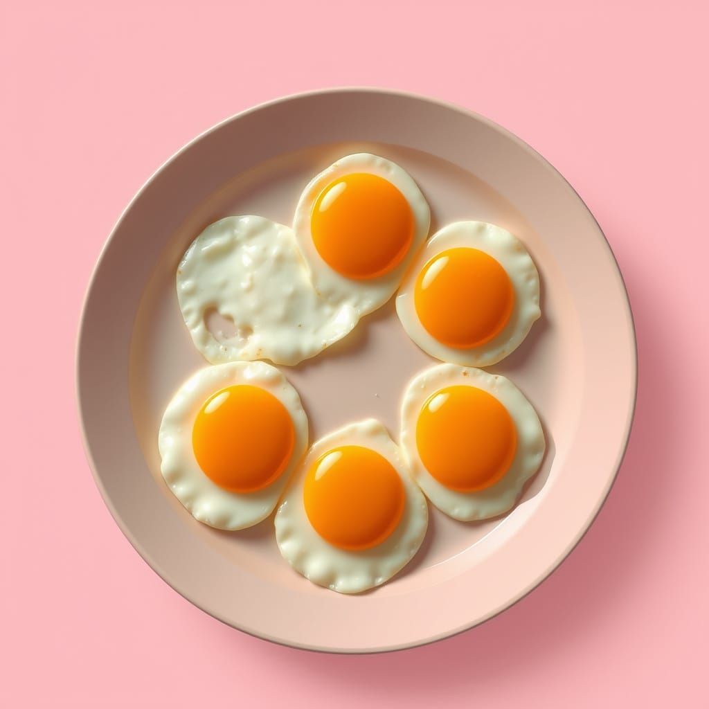 Fried eggs