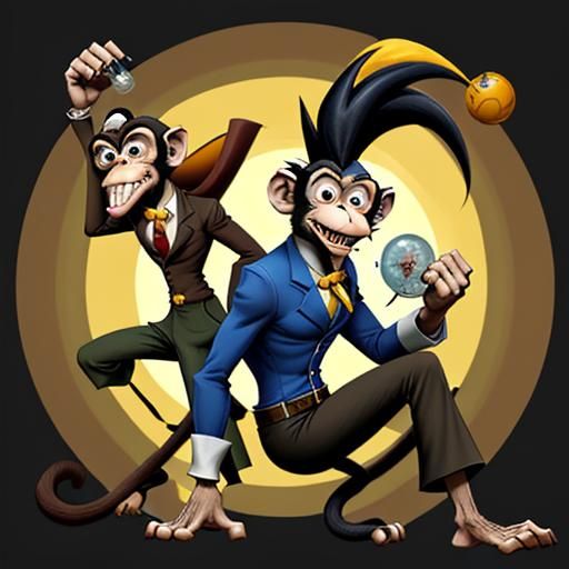 Professor Monkey is a monkey because he's a character from t...