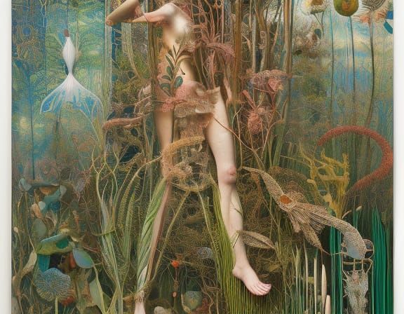 Elegant Transformation: Deep Colors and Intricate Details