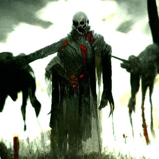 Sinister Scene: A Dark Fantasy Illustration