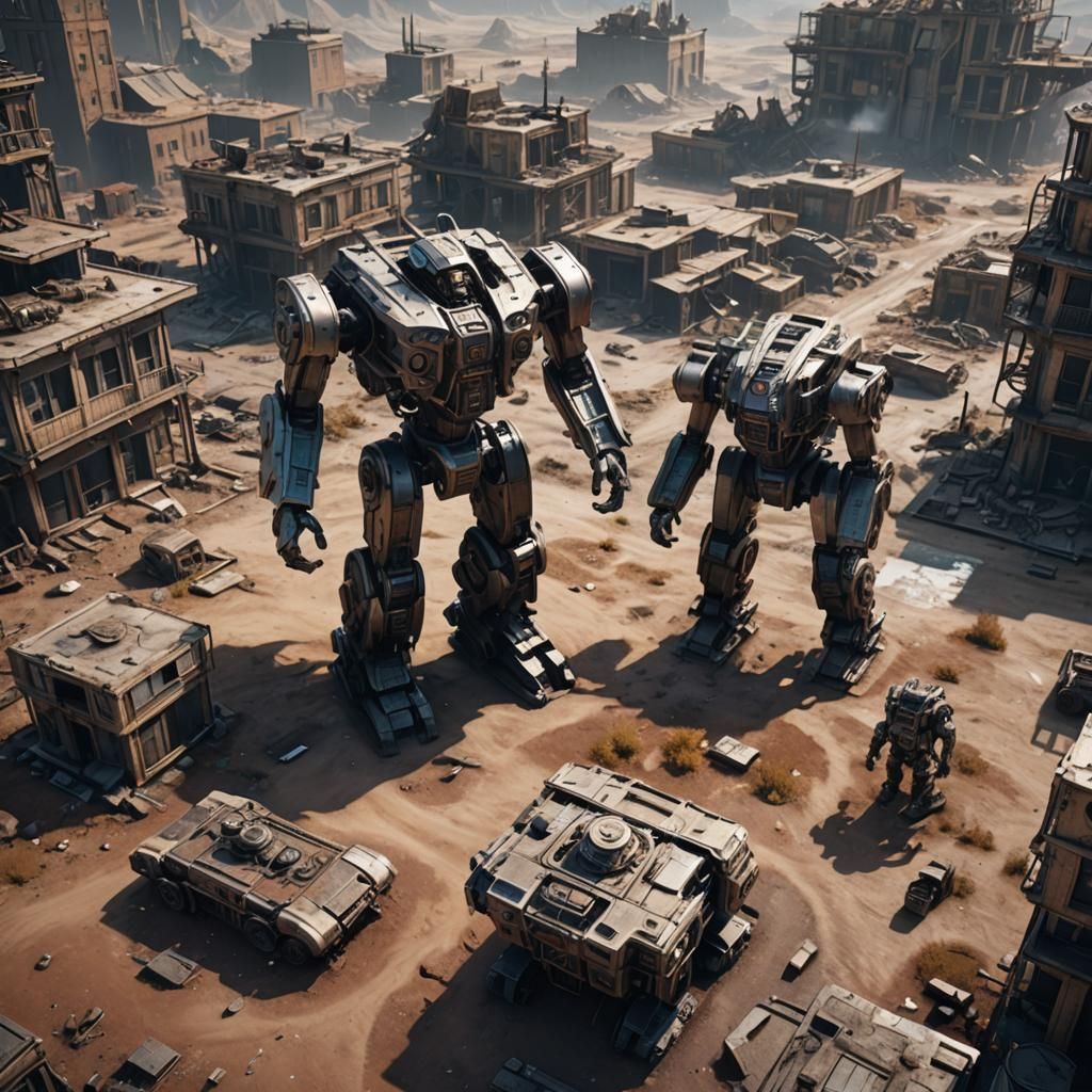 Wasteland Town: Radiated, Abandoned, and Futuristic