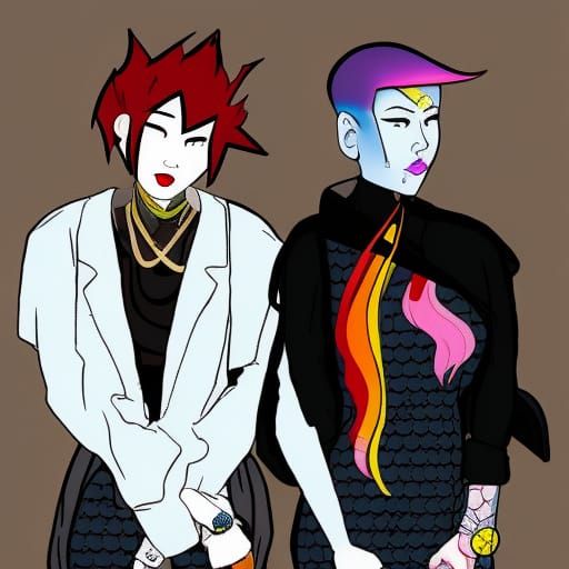 Cyberpunk Yin Yang: Harmonious Styles in the Future