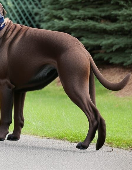 AI Generated Image of a Cane Corso