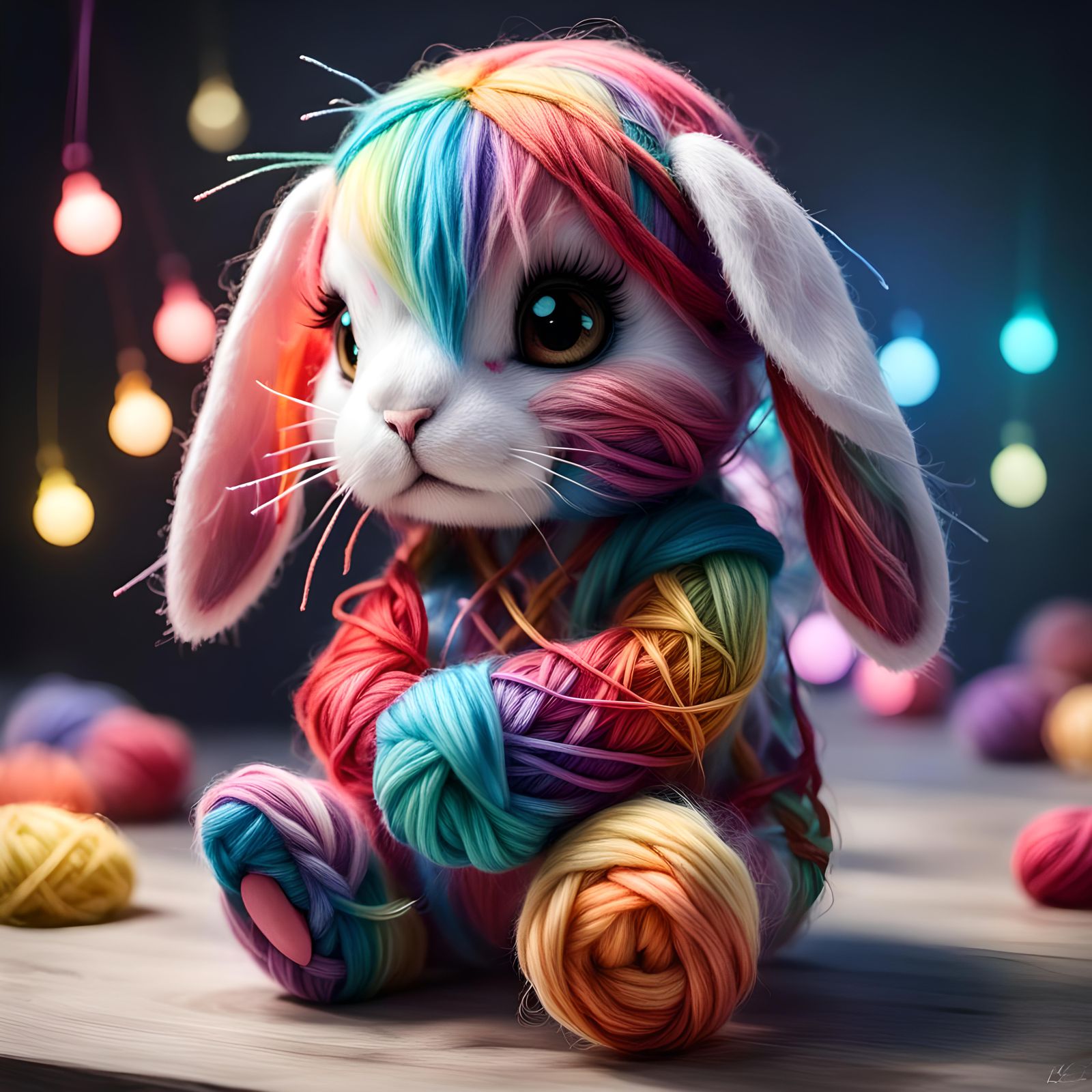 Yarn Bunny Luna!
