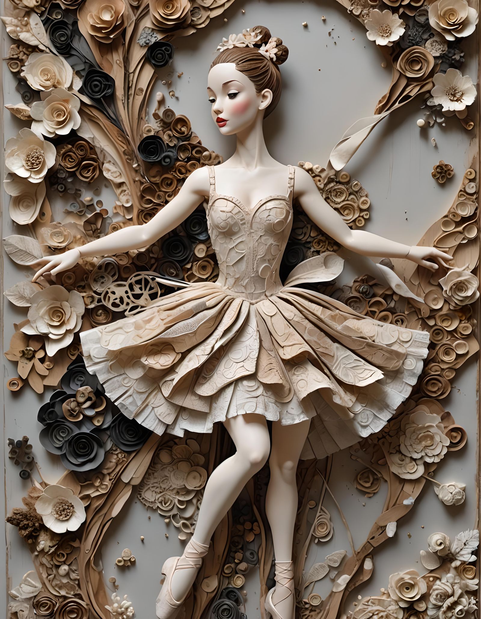 Mixed Media Ballerina