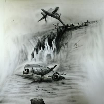 AI Interpretation of a Plane Crash