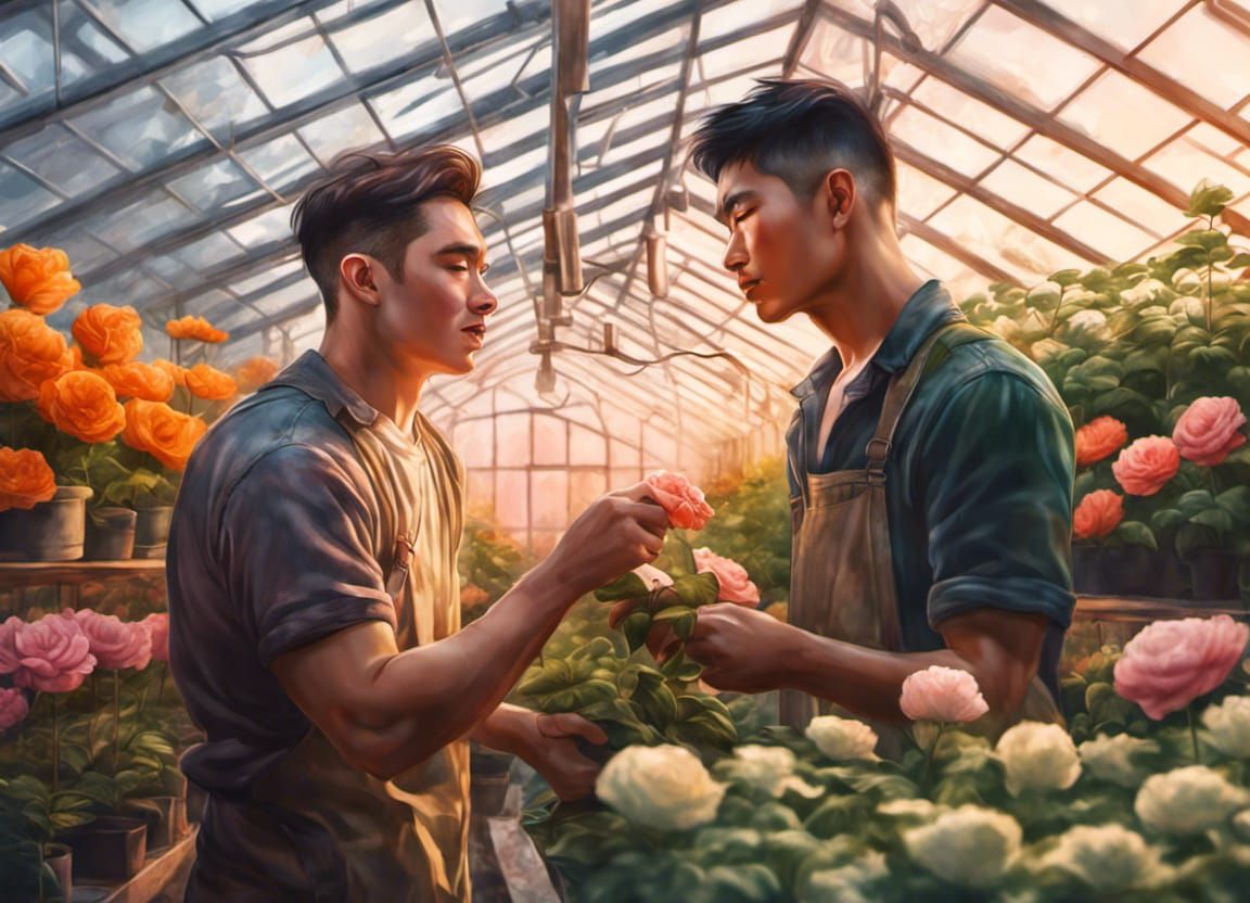 Gay men fall in love