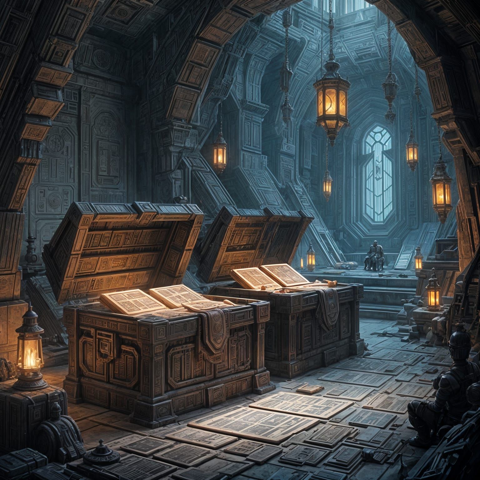 Jedi Temple Secret Archives on Coruscant