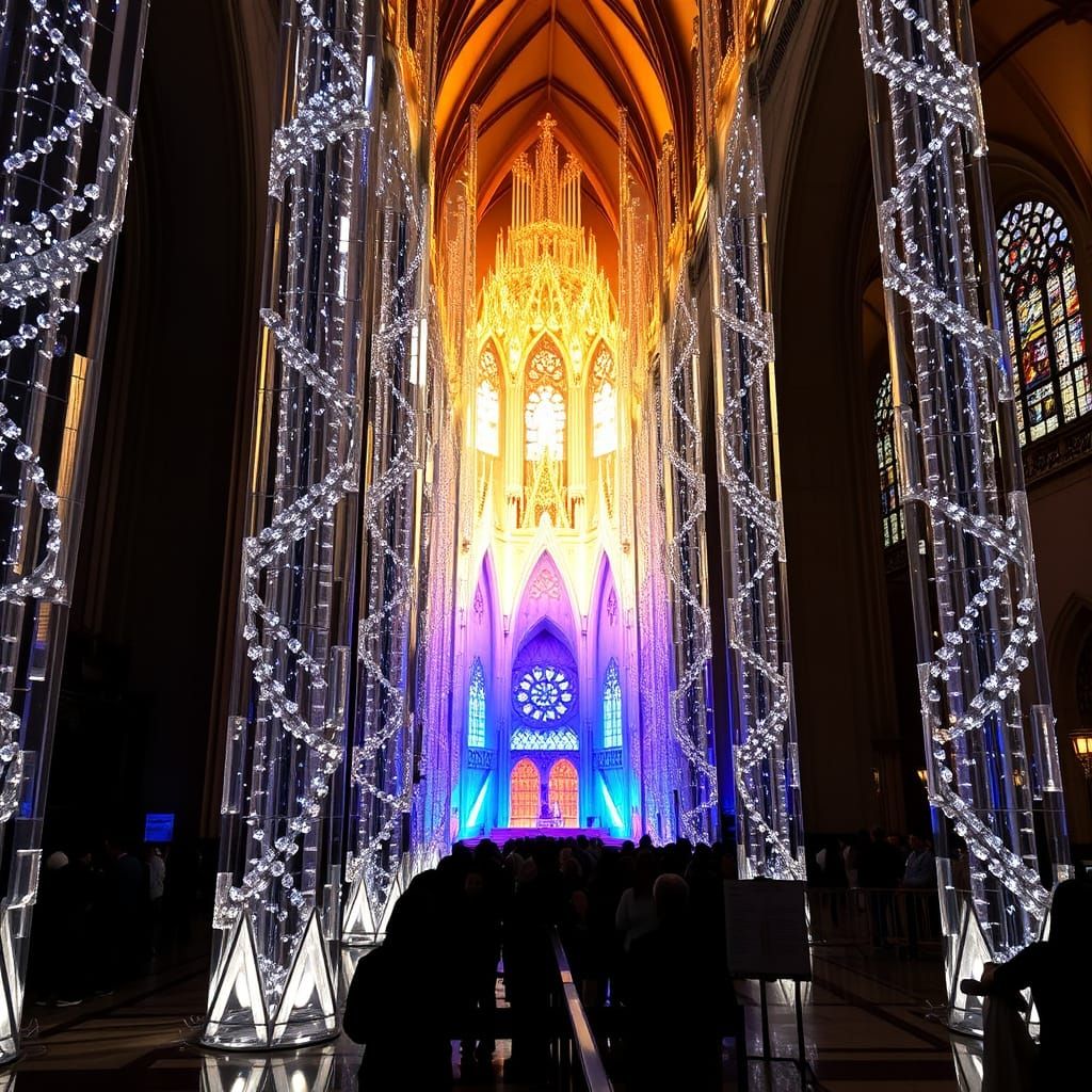 Glorious Crystal Cathedral: A Shimmering Masterpiece