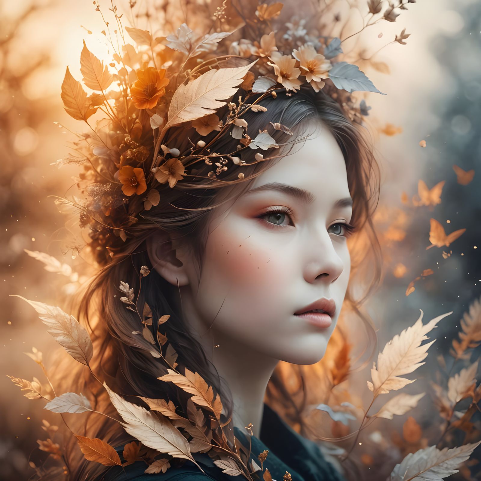 Ethereal Poem in Muted Color Palette