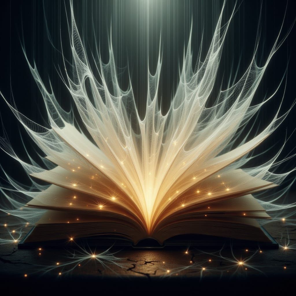 Mysterious Book of Silk Pages Revealing Ancient Stories