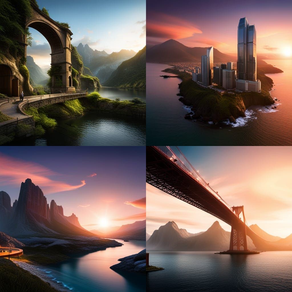 Futuristic Cityscape Concept Art in Unreal Engine 5