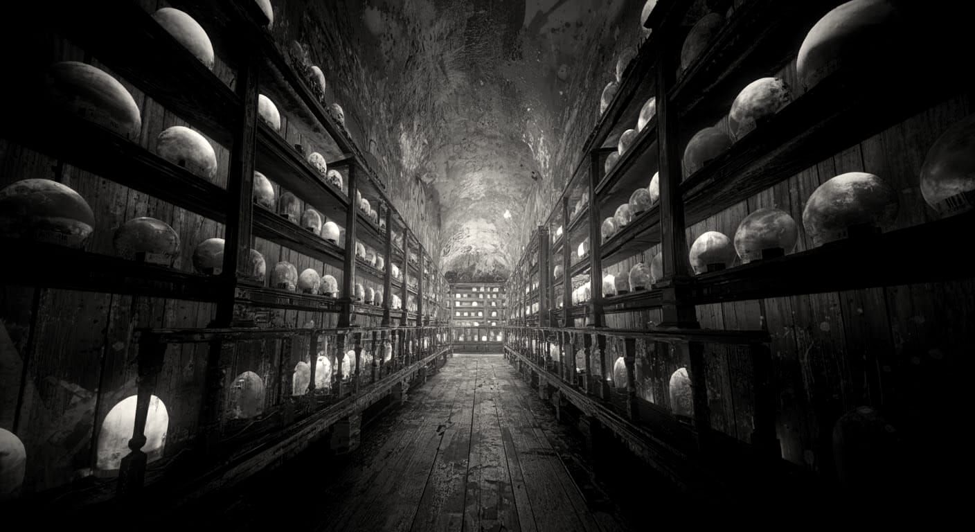 Endless Hallways of Crystal Balls in Graffiti Art