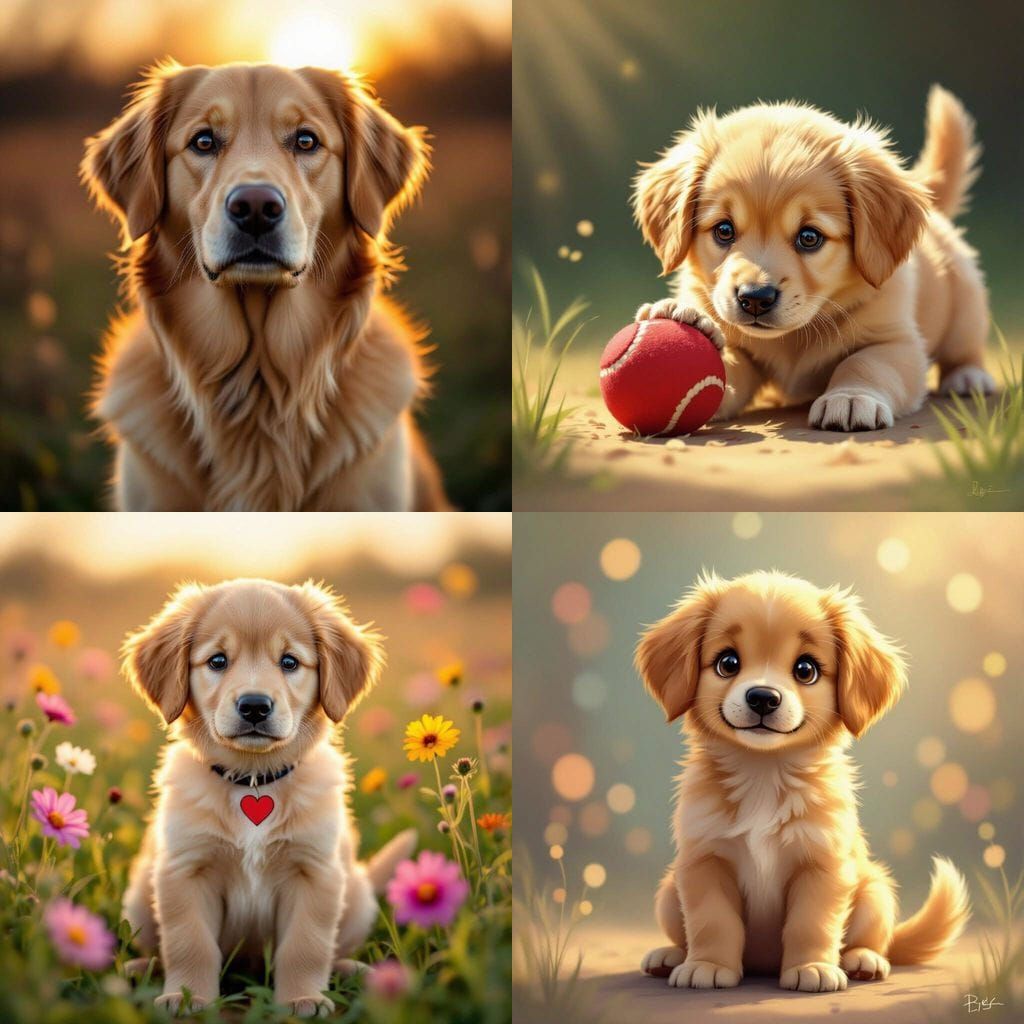 Adorable Dog Symbolizing Love and Friendship