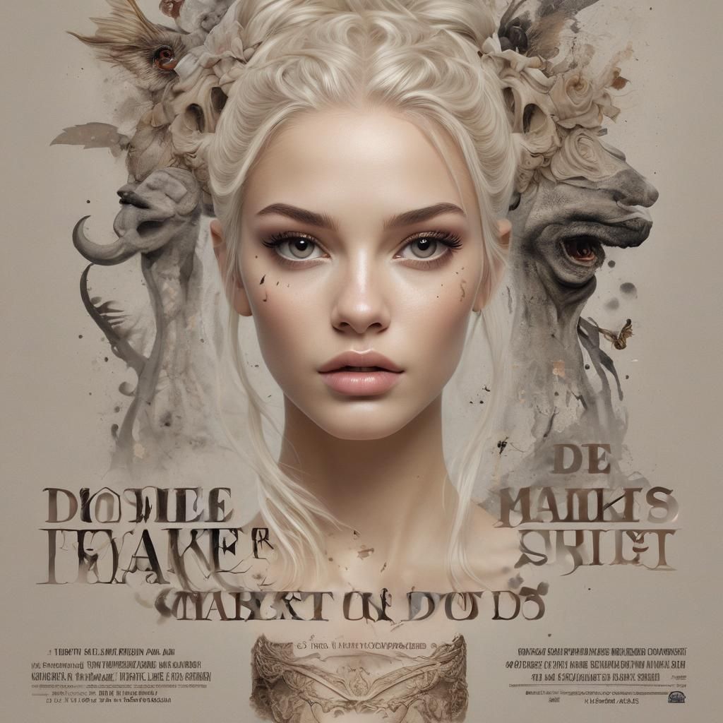 Doe with Hard Makeup: Hyperdetailed Movie Poster