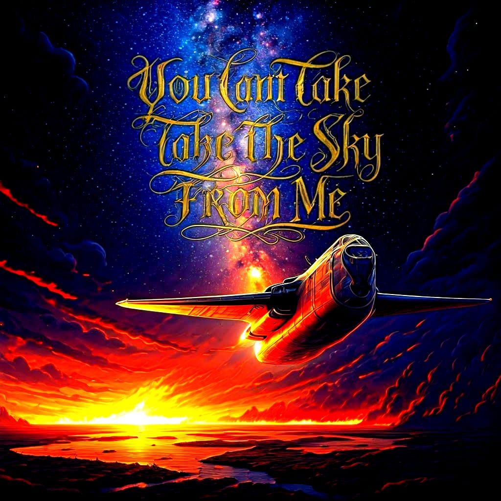 Stunning Galactic Digital Painting of Firefly Spaceship in B...