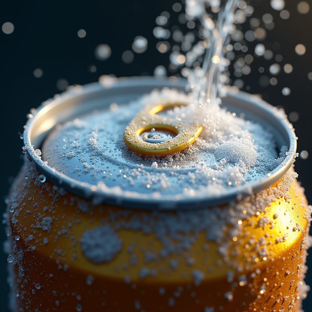 Sleek Beer Can Revealed in Realistic Digital Illustration